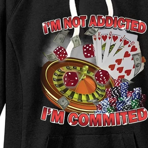 Driptoosoft IM Not Addicted IM Committed New Women's Fleece Hoodie