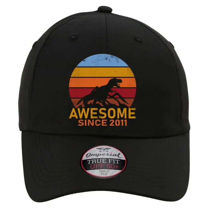 Dinosaur 11th Birthday Gift Awesome Since 2011 The Original Performance Cap