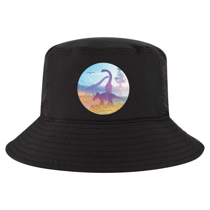 Dinosaur Landscape Cool Comfort Performance Bucket Hat