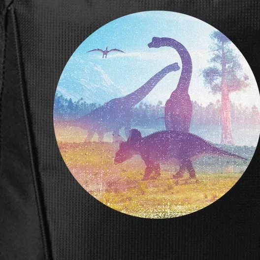 Dinosaur Landscape City Backpack