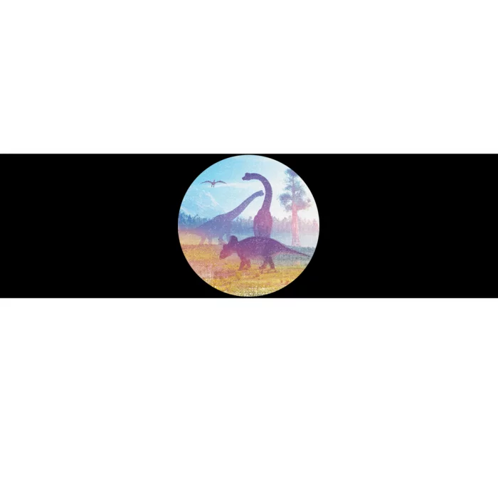 Dinosaur Landscape Bumper Sticker