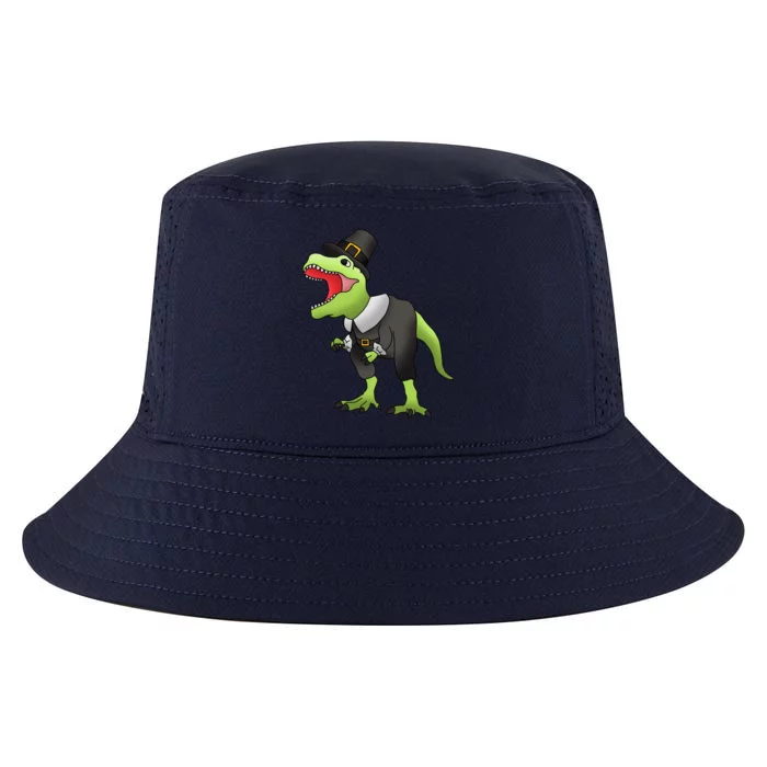 Dinosaur Thanksgiving Pilgrim Cool Comfort Performance Bucket Hat