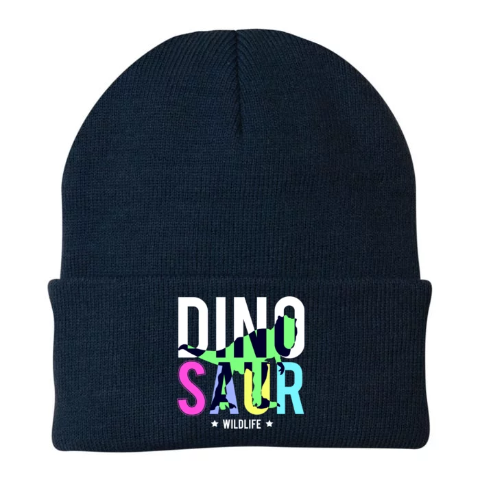 Dinosaur Wildlife Knit Cap Winter Beanie