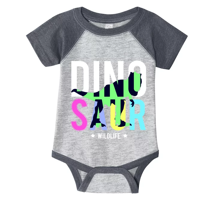 Dinosaur Wildlife Infant Baby Jersey Bodysuit