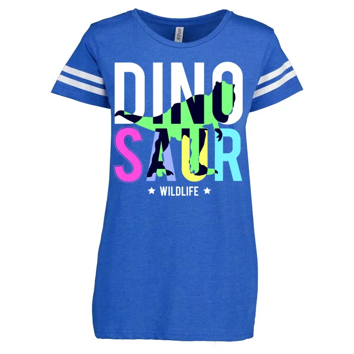 Dinosaur Wildlife Enza Ladies Jersey Football T-Shirt