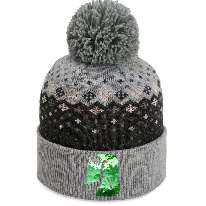 Dinosaur World The Baniff Cuffed Pom Beanie