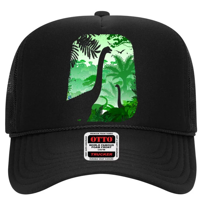 Dinosaur World High Crown Mesh Trucker Hat