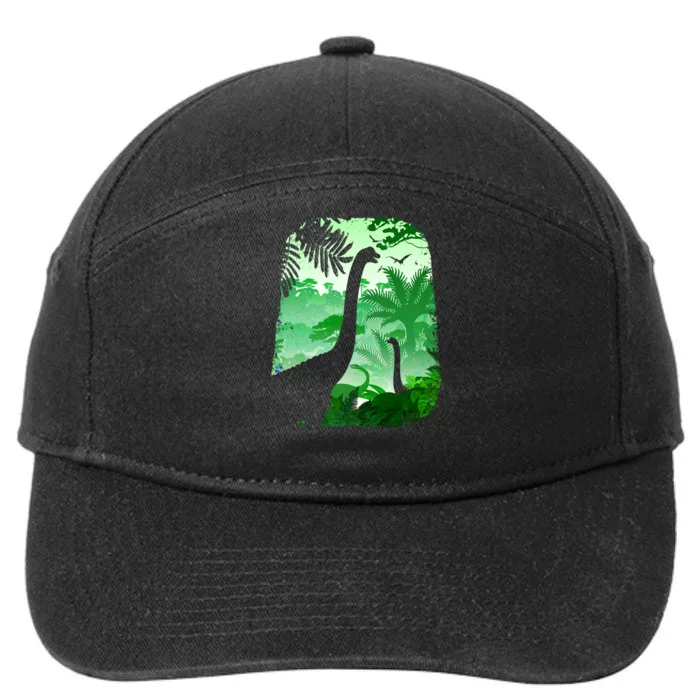 Dinosaur World 7-Panel Snapback Hat