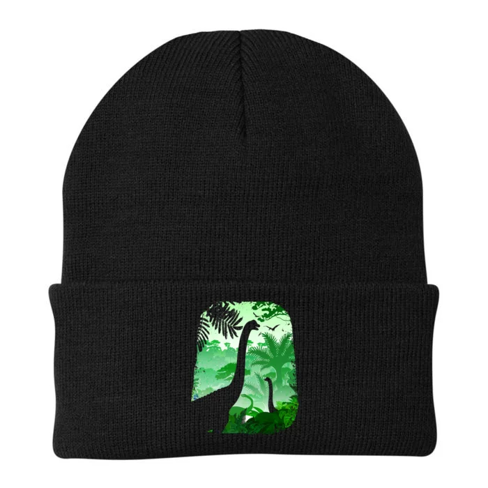 Dinosaur World Knit Cap Winter Beanie