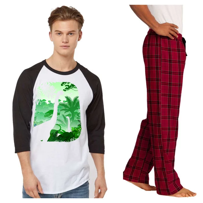 Dinosaur World Raglan Sleeve Pajama Set