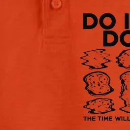 Do It Or DonT The Time Will Pass Anyway Dry Zone Grid Performance Polo