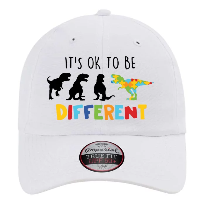 Dinasour ItS Ok To Be Different Autism Awareness The Original Performance Cap