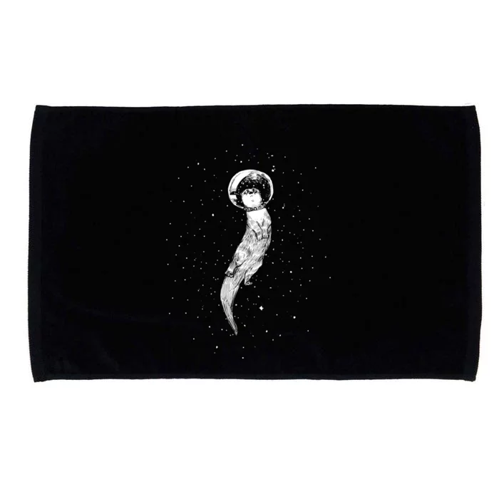 Drifting In Otter Space (Best For Color) Microfiber Hand Towel