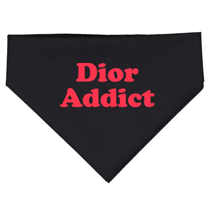 Dior Addict Socialite Los Angeles, CA Basketball Slogan Logo USA-Made Doggie Bandana