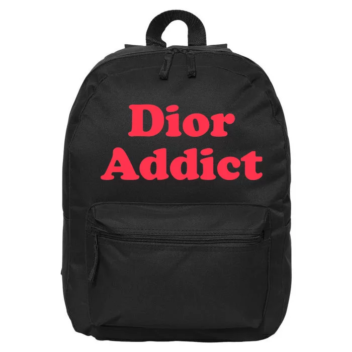 Dior Addict Socialite Los Angeles, CA Basketball Slogan Logo 16 in Basic Backpack