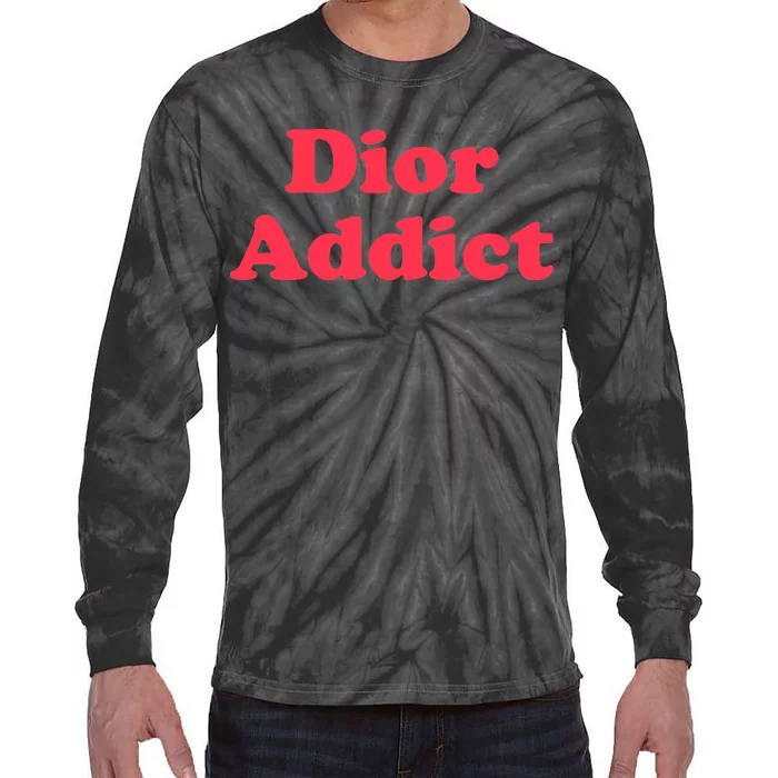 Dior Addict Socialite Los Angeles, CA Basketball Slogan Logo Tie-Dye Long Sleeve Shirt