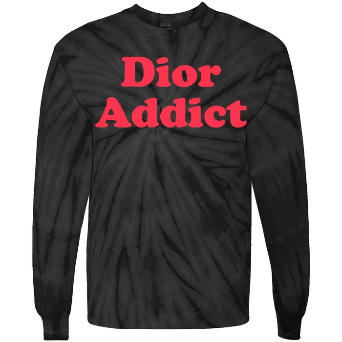 Dior Addict Socialite Los Angeles, CA Basketball Slogan Logo Tie-Dye Long Sleeve Shirt