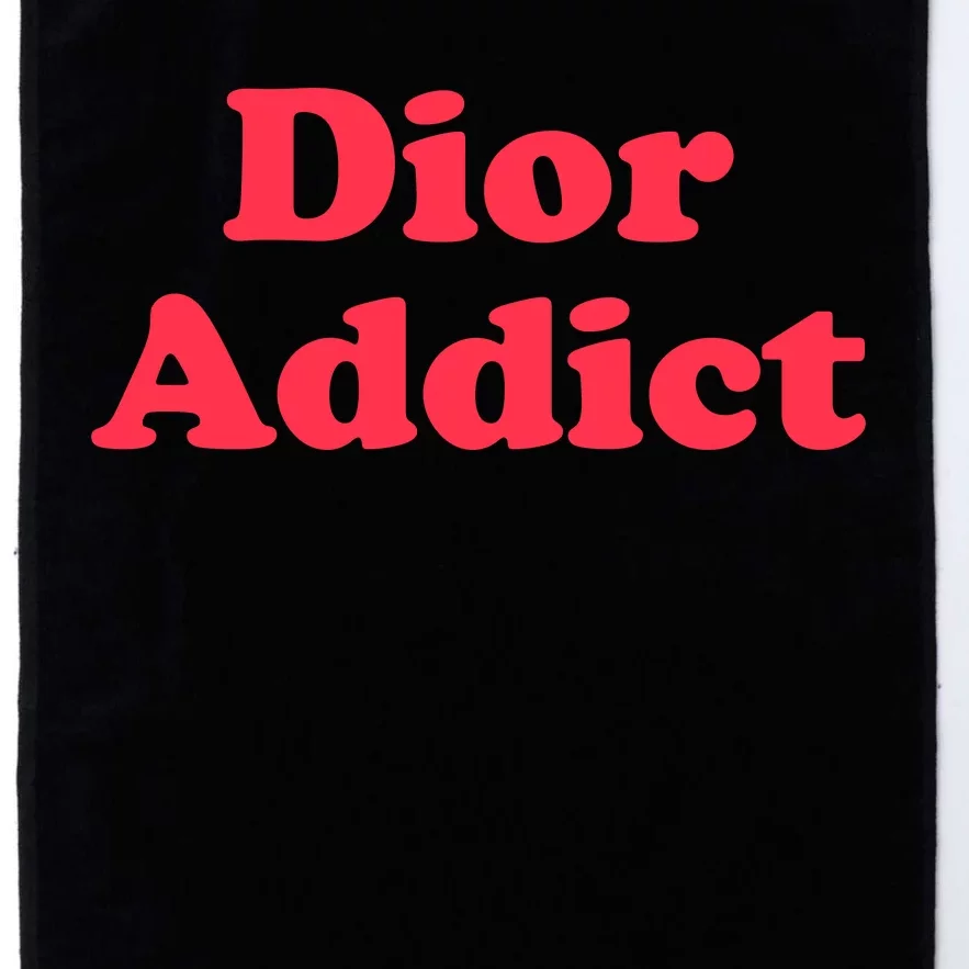 Dior Addict Socialite Los Angeles, CA Basketball Slogan Logo Platinum Collection Golf Towel