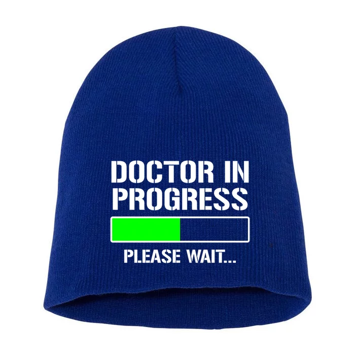 Doctor In Progress Funny Med School Student Great Gift Short Acrylic Beanie