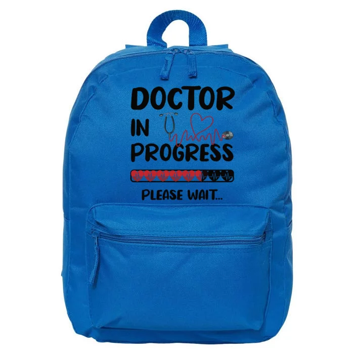 Doctor In Progress Med School Medical School Student Meaningful Gift 16 in Basic Backpack