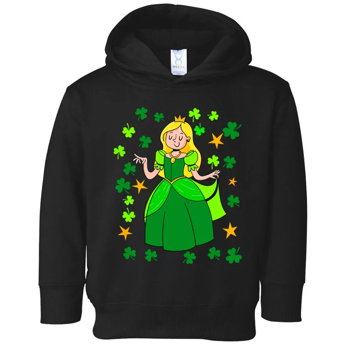 Dancing Irish Princess St Patricks Day Girl Toddler Hoodie