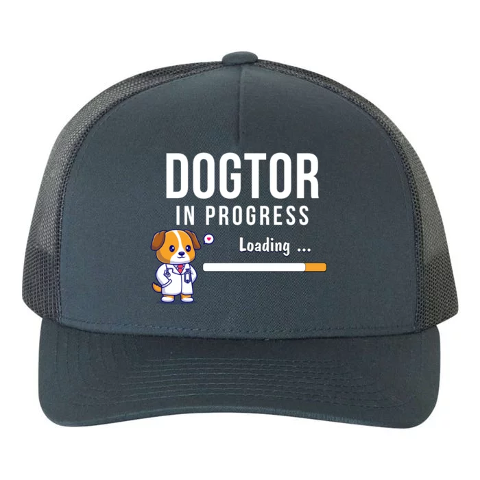 Dogtor In Progress Future Dog Doctor Vet Student Funny Vet Future Vet Yupoong Adult 5-Panel Trucker Hat