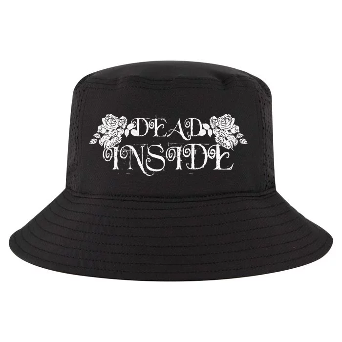 Dead Inside Pastel Goth Alt Aesthetoc Vaporwave Floral Cool Comfort Performance Bucket Hat