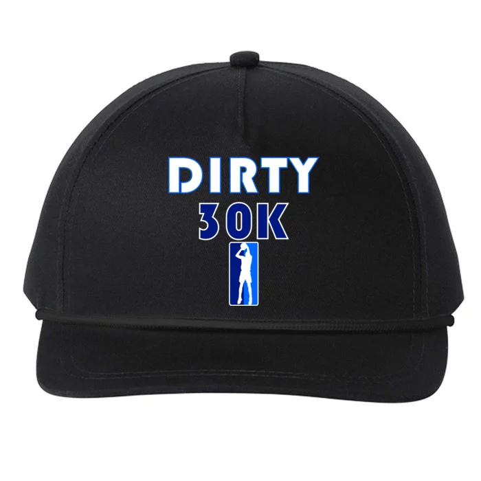 Dirk 30K Dirty 30 Basketball 30000 Points pts Snapback Five-Panel Rope Hat