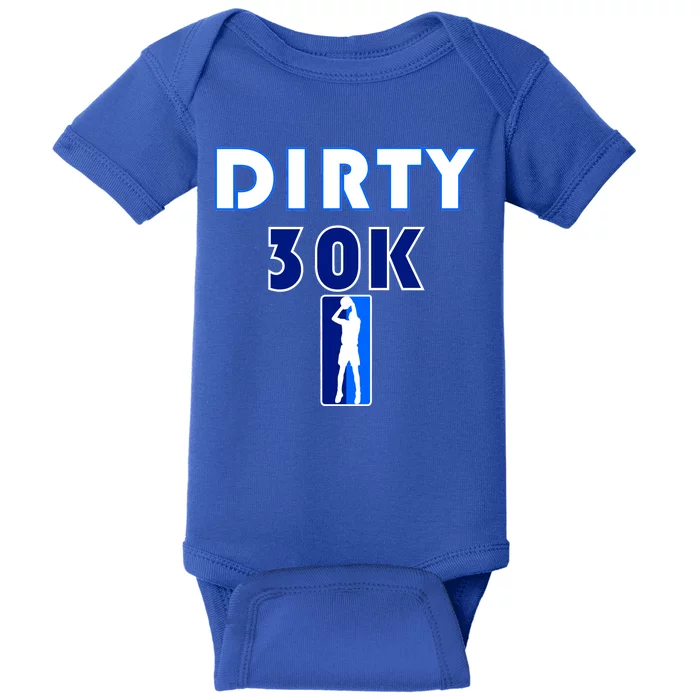 Dirk 30K Dirty 30 Basketball 30000 Points pts Baby Bodysuit