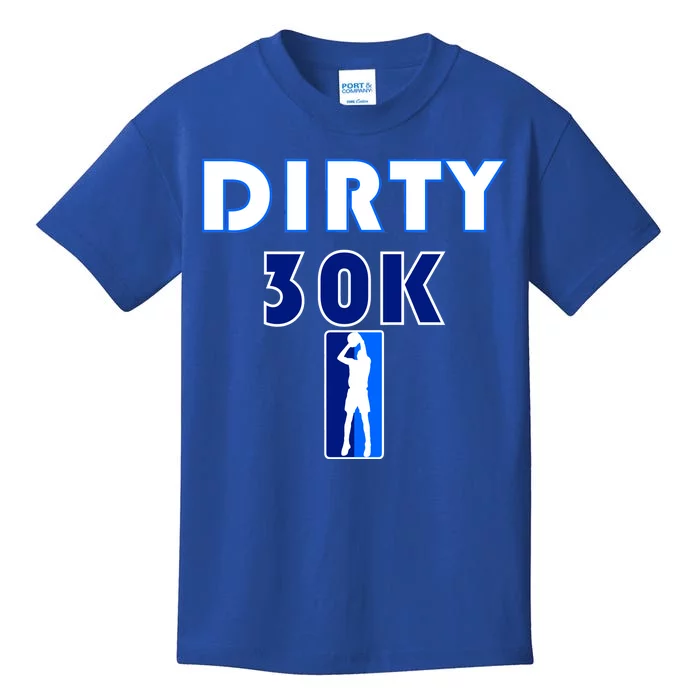 Dirk 30K Dirty 30 Basketball 30000 Points pts Kids T-Shirt