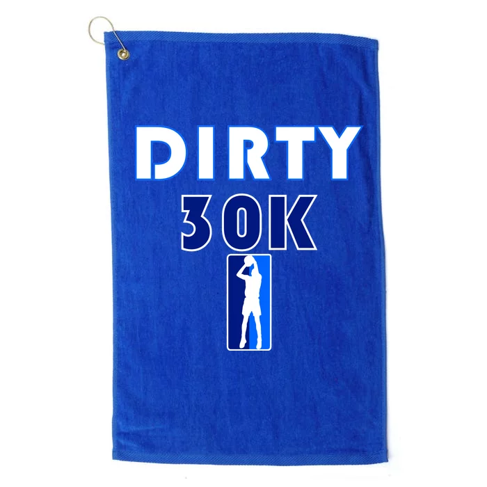 Dirk 30K Dirty 30 Basketball 30000 Points pts Platinum Collection Golf Towel