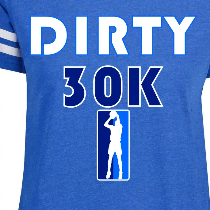 Dirk 30K Dirty 30 Basketball 30000 Points pts Enza Ladies Jersey Football T-Shirt