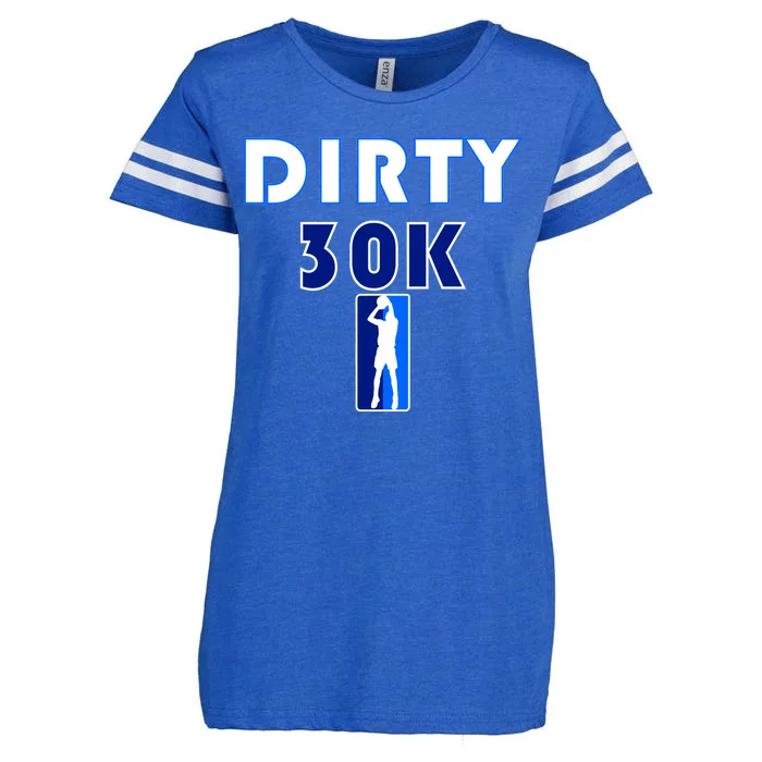 Dirk 30K Dirty 30 Basketball 30000 Points pts Enza Ladies Jersey Football T-Shirt