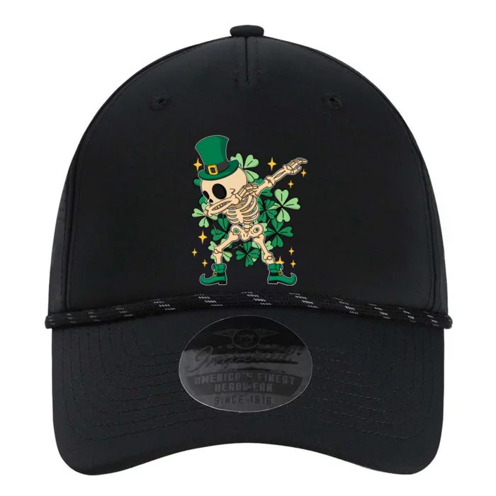 Dabbing Irish Skeleton Clover St Patricks Day Performance The Dyno Cap