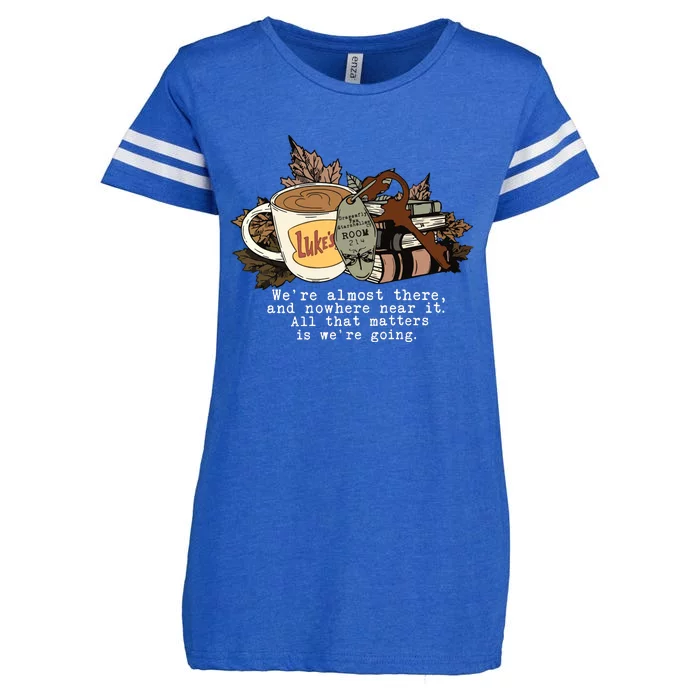 Dragonfly Inn Stars Hollow Luke’S Diner Enza Ladies Jersey Football T-Shirt