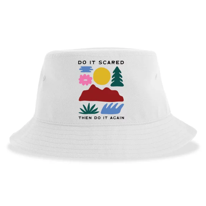 Do It Scared Sustainable Bucket Hat