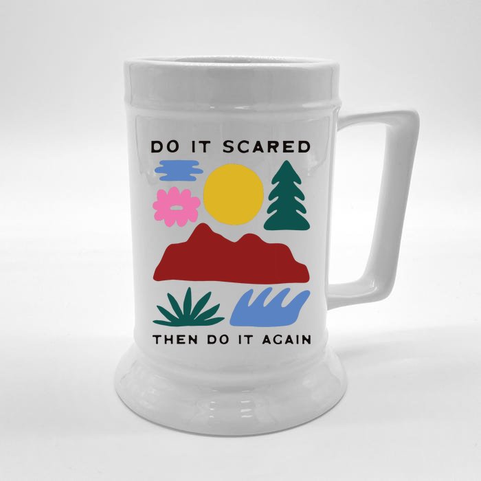 Do It Scared Beer Stein