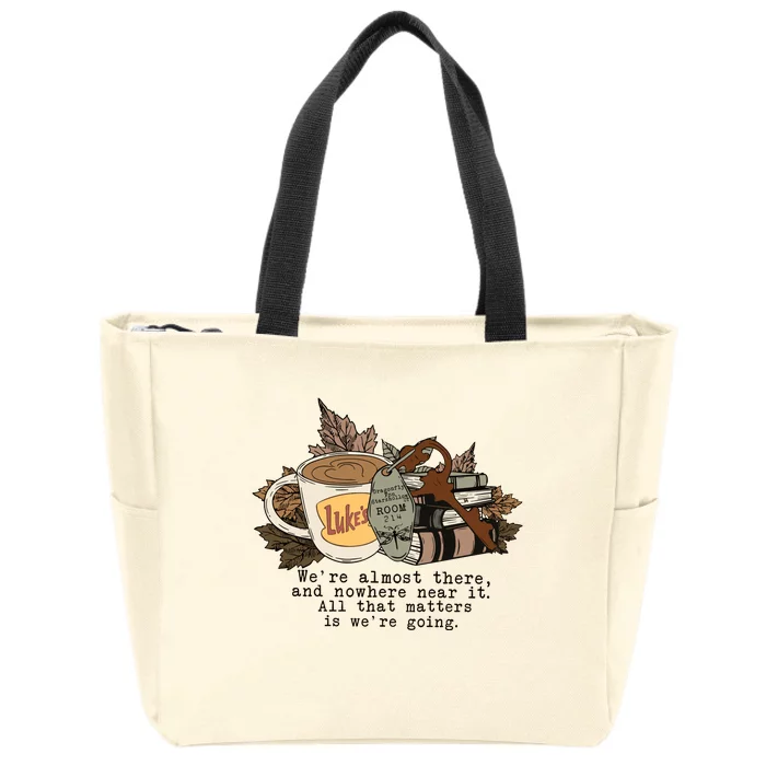 Dragonfly Inn Stars Hollow Zip Tote Bag