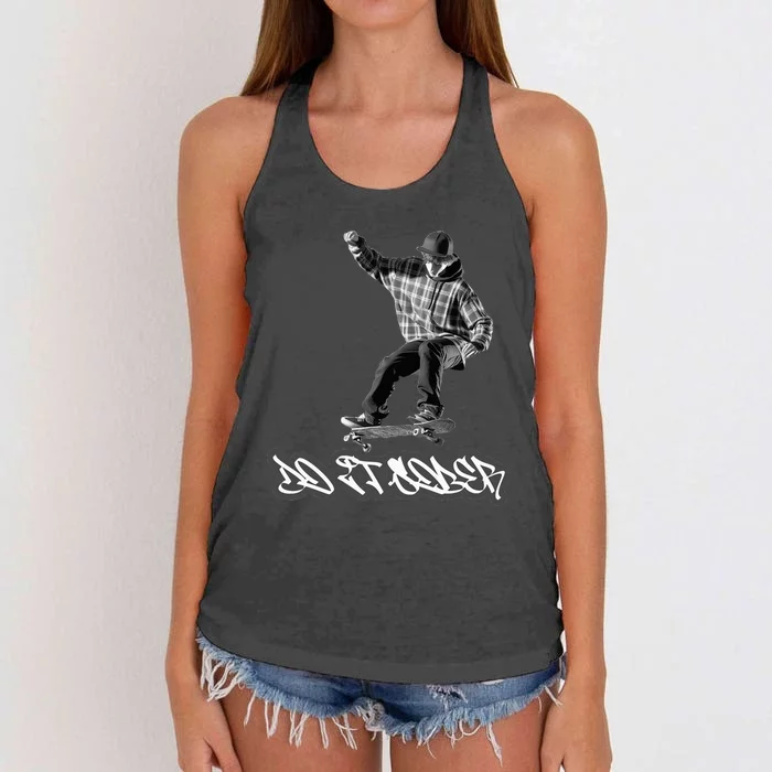 Do It Sober Aa & Na Sayings Gifts Women's Knotted Racerback Tank