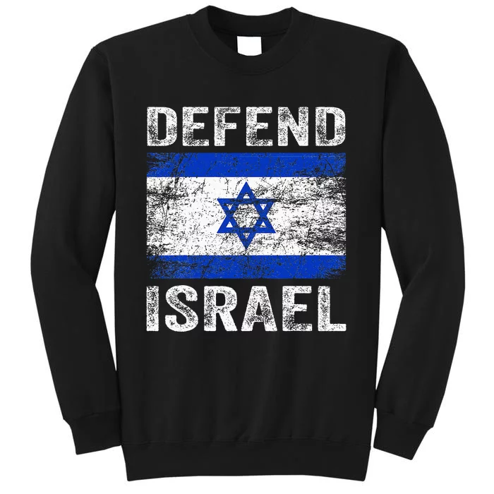 Defend Israel Support Israel I Stand With Israel Israel Flag Sweatshirt