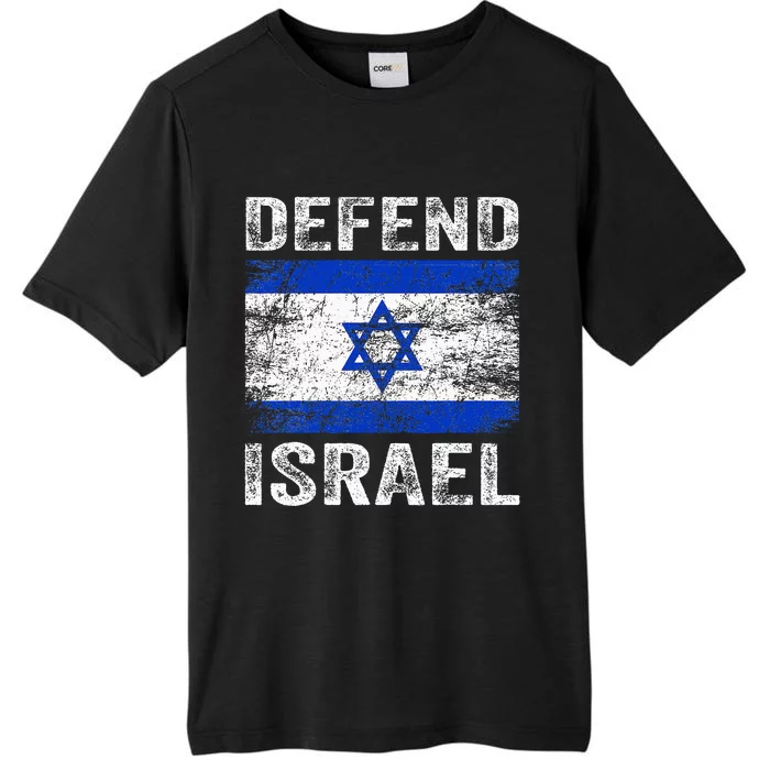 Defend Israel Support Israel I Stand With Israel Israel Flag ChromaSoft Performance T-Shirt