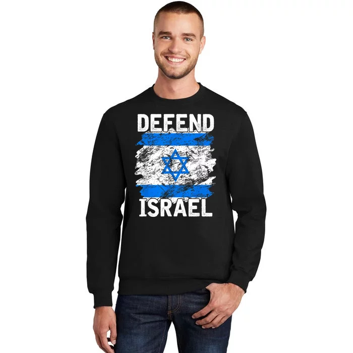 Defend Israel Support Israel I Stand With Israel Israel Flag Sweatshirt