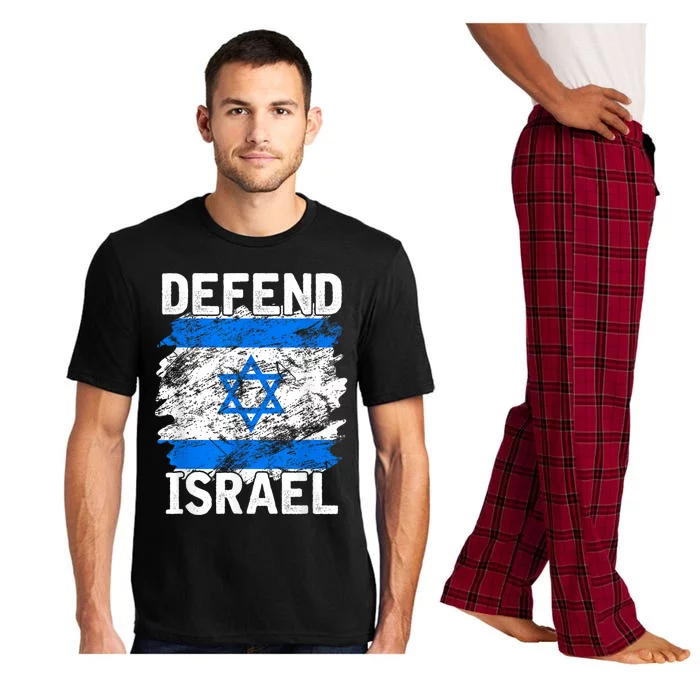 Defend Israel Support Israel I Stand With Israel Israel Flag Pajama Set