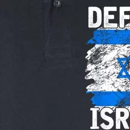 Defend Israel Support Israel I Stand With Israel Israel Flag Softstyle Adult Sport Polo