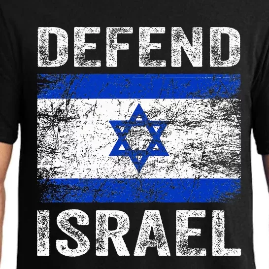 Defend Israel Support Israel I Stand With Israel Israel Flag Pajama Set