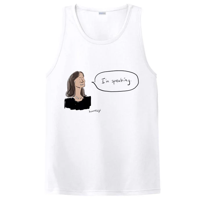 Donnelly IM Speaking Kamala Harris Performance Tank