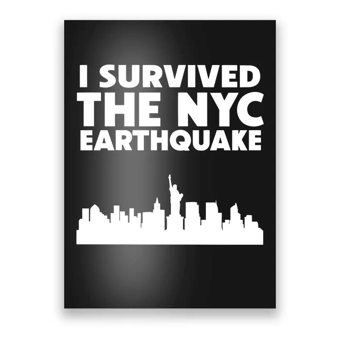 Deathbymayonnaise I Survived The Nyc Earthquake Poster