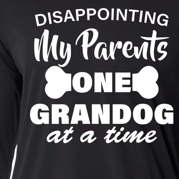 Disappointing My Parents One Grandog At A Time Cooling Performance Long Sleeve Crew