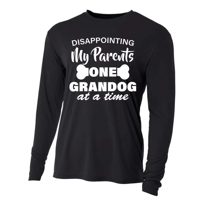 Disappointing My Parents One Grandog At A Time Cooling Performance Long Sleeve Crew