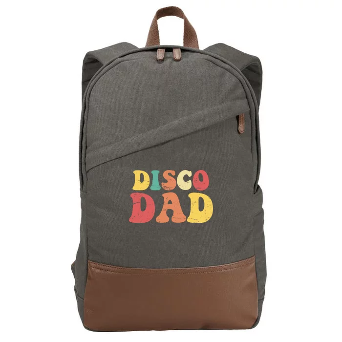 Disco Dad Cotton Canvas Backpack